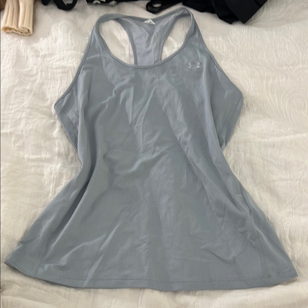 Under Armour Women's Gray Blue Tank Top